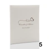 Album ślubny, wklejany, 40 kremowych stron, personalizowany, 12 wzorów do wyboru